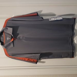 NWT Men's CHARLES RIVER SPORT SORT SLEEVE POLO IN GRAY. XL